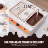 Chocolate Tempering Machine, 26.5 Lbs 3 Tanks Chocolate Melting Pot TEMP Control 86-185 F