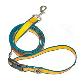 Six-in-one multi-functional hands-free multi-functional traction rope Hands-free design Adjustable straps/belt  Durable heavy-duty material Non-slip c (Color: Orange-blue)